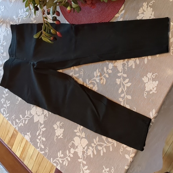 Max Studio Ankle Zip Pull On Stretch Pants Black S - Picture 2 of 11